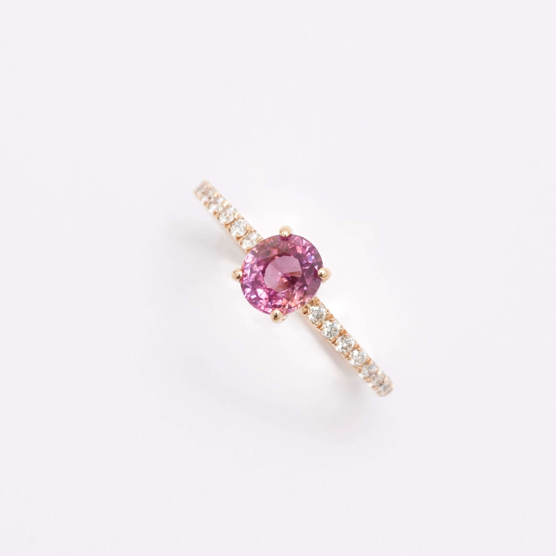 Bague Trinco - Saphir intense pink 1.01 carats