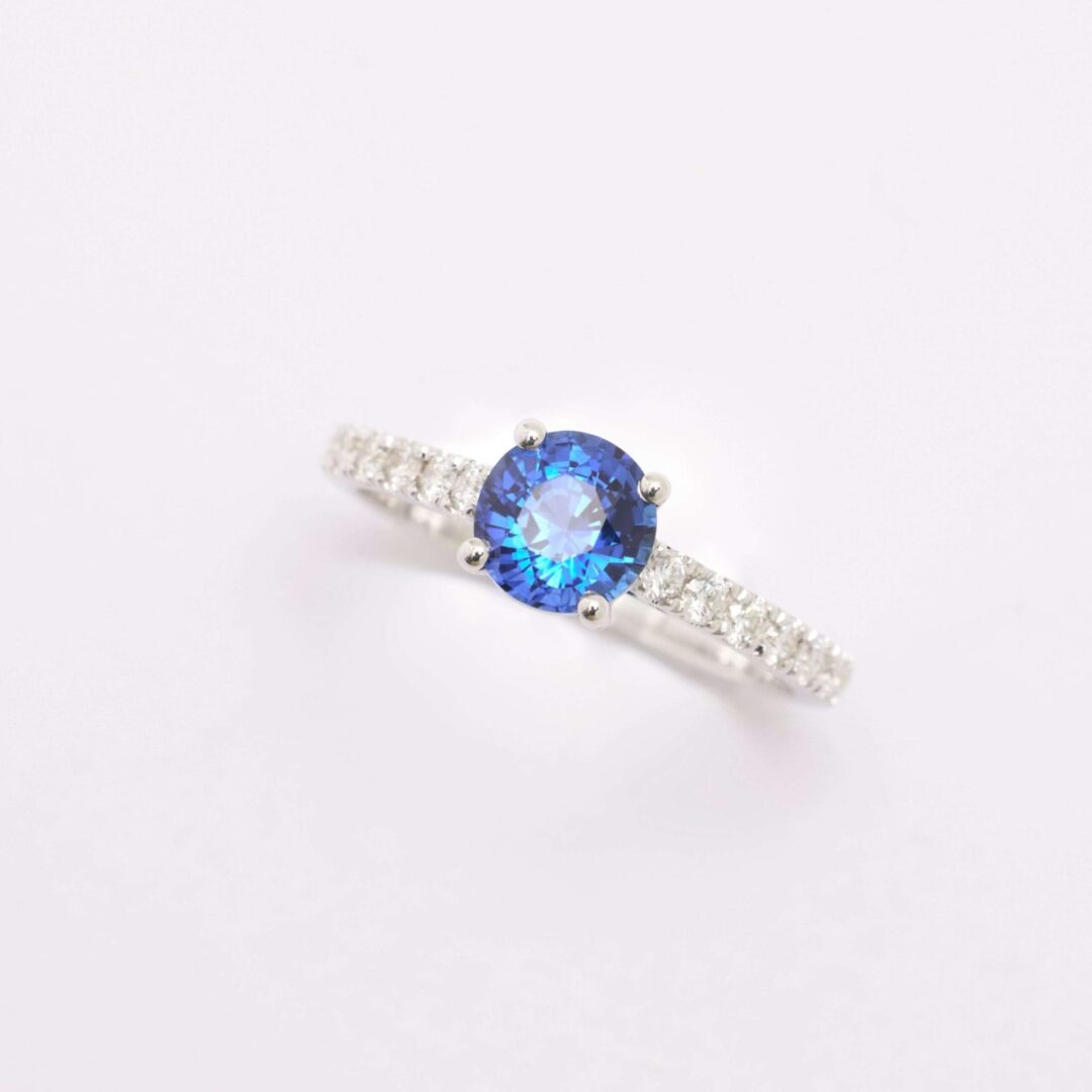 Bague Trinco - Saphir Peacock 1.08 carats