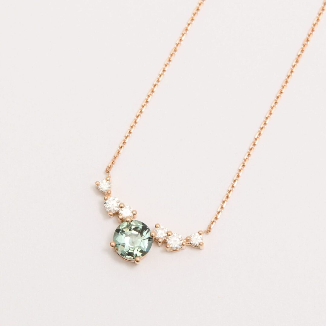 Collier Neelia - Saphir Teal 1.07 carats