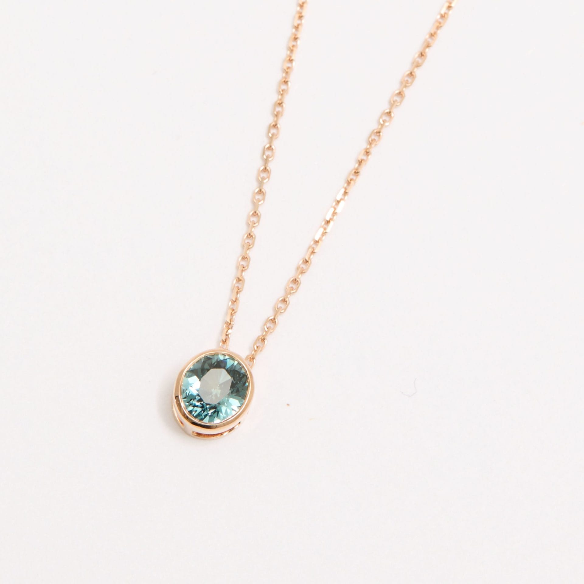 Collier Trinco - Saphir Teal 1.11 carats