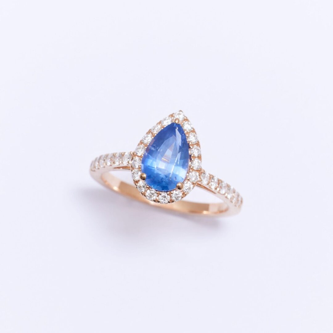 Bague Jaffna - Saphir Cornflower 1.74 carats