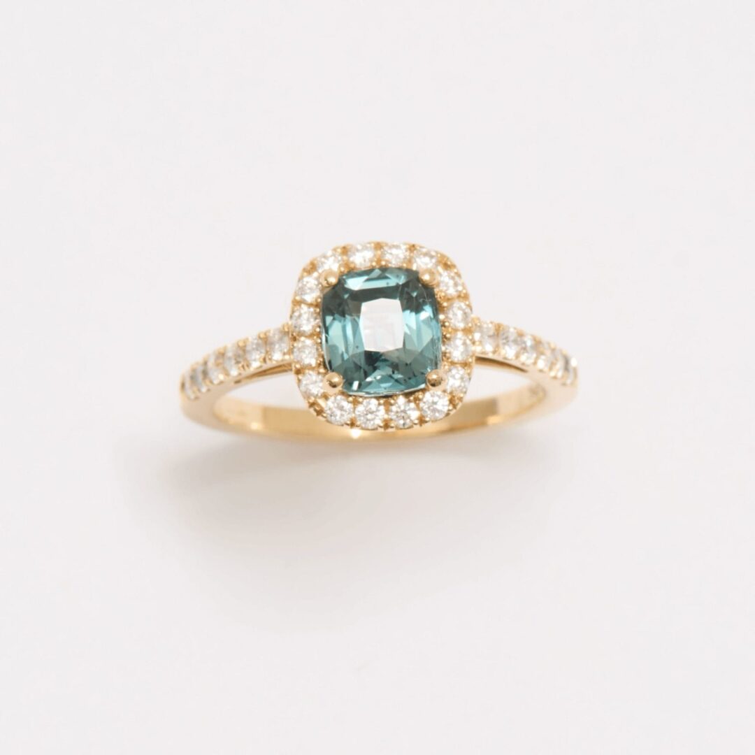 Bague Jaffna - Saphir Teal 1.48 carats