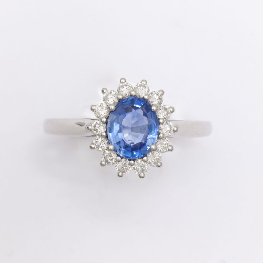 Bague Ella - Saphir Cornflower 1.05 carats