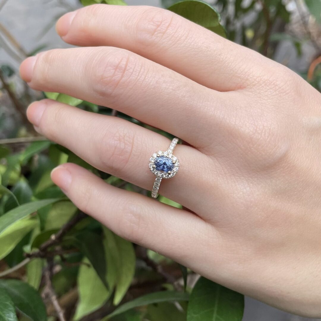 Bague Jaffna - Saphir Cornflower 0.96 carats