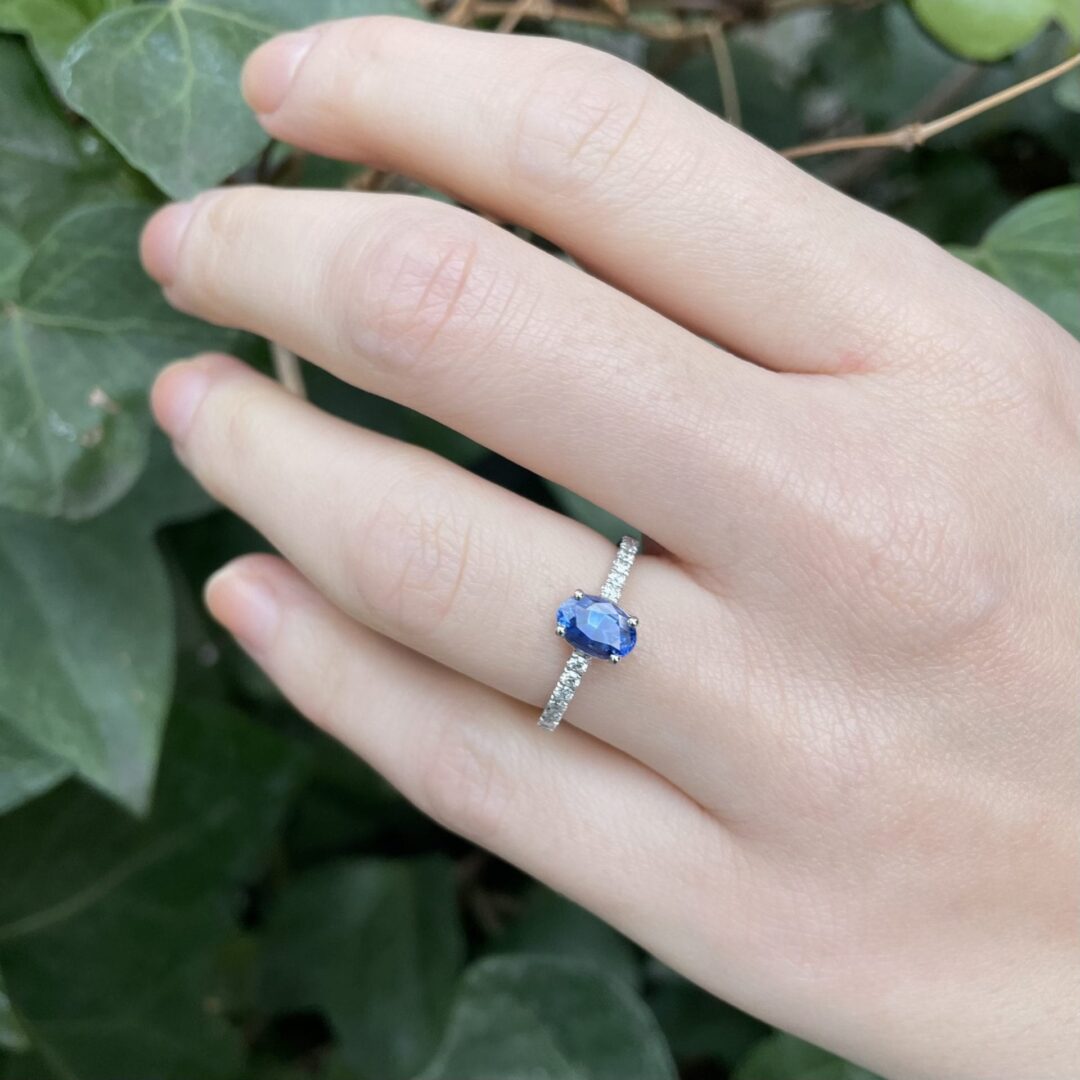 Bague Trinco - Saphir Cornflower 1.21 carats