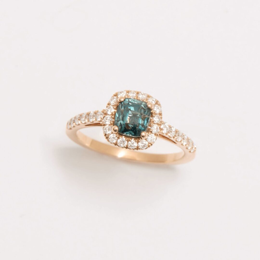 Bague Jaffna - Saphir Teal 1.28 carats