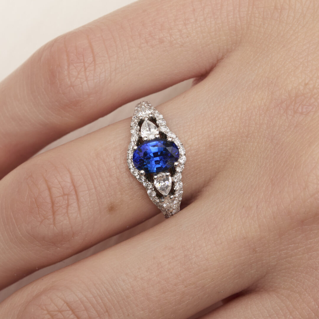 Bague Saphir Bleu