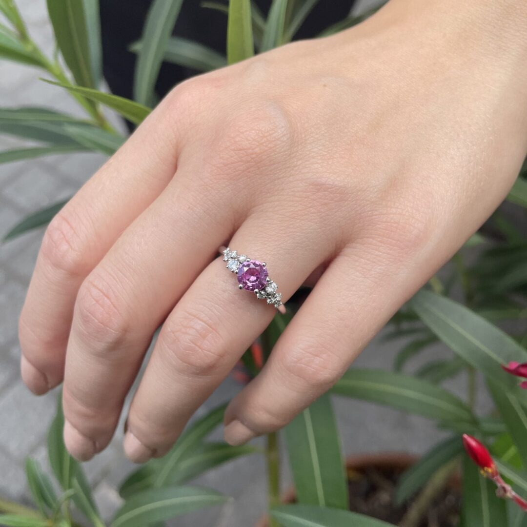 Bague Horana - Saphir Rose 1.03 carats