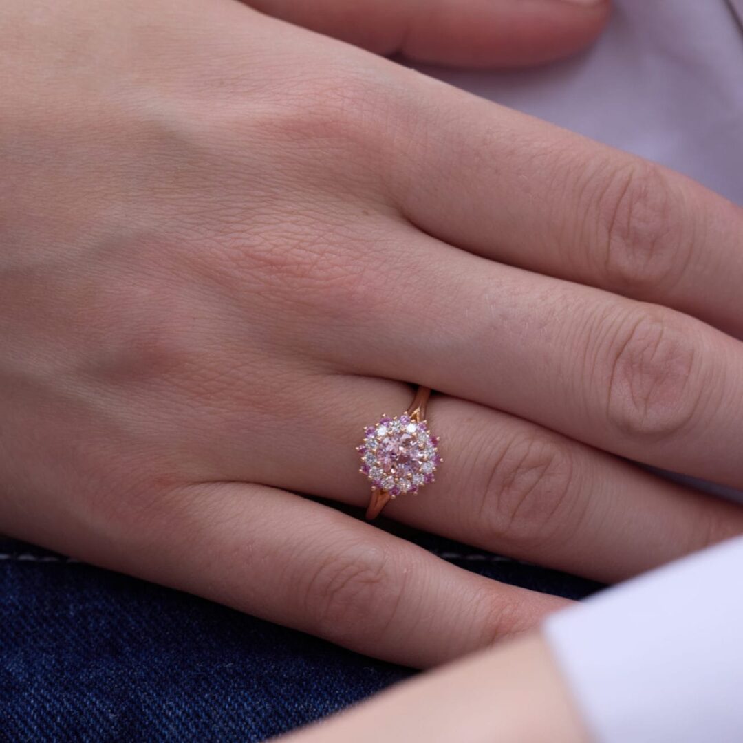 Bague Colombo - Saphir Rose 1.06 carats