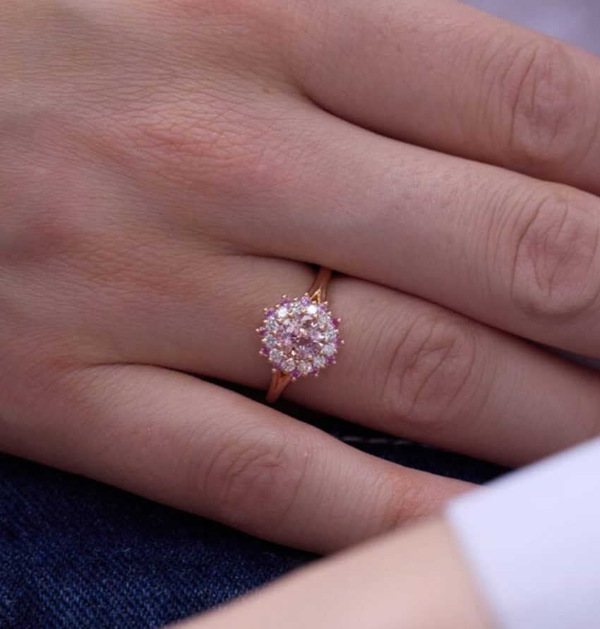 Bague Colombo - Saphir Rose 1.06 carats – Image 2