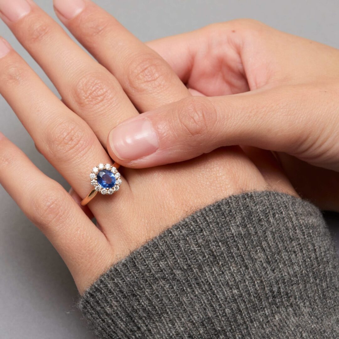 Bague Matara - Saphir Cornflower 1.06 carats