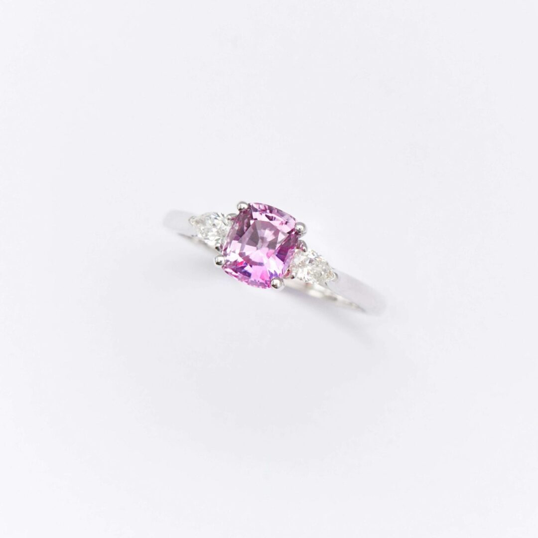 Bague Elahera - Saphir Rose 1.34 carats