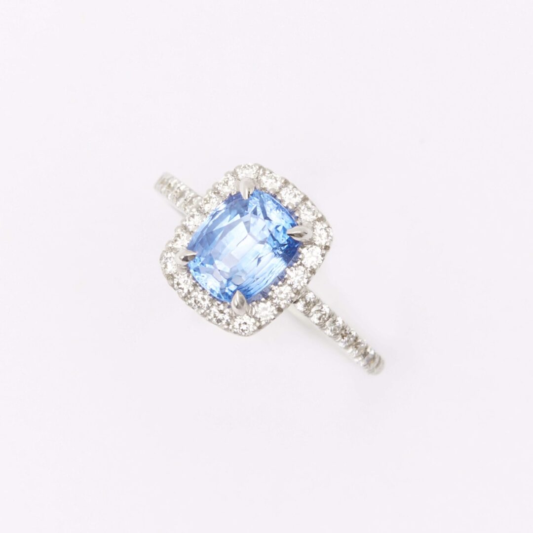 Bague Jaffna - Saphir Cornflower 2.23 carats