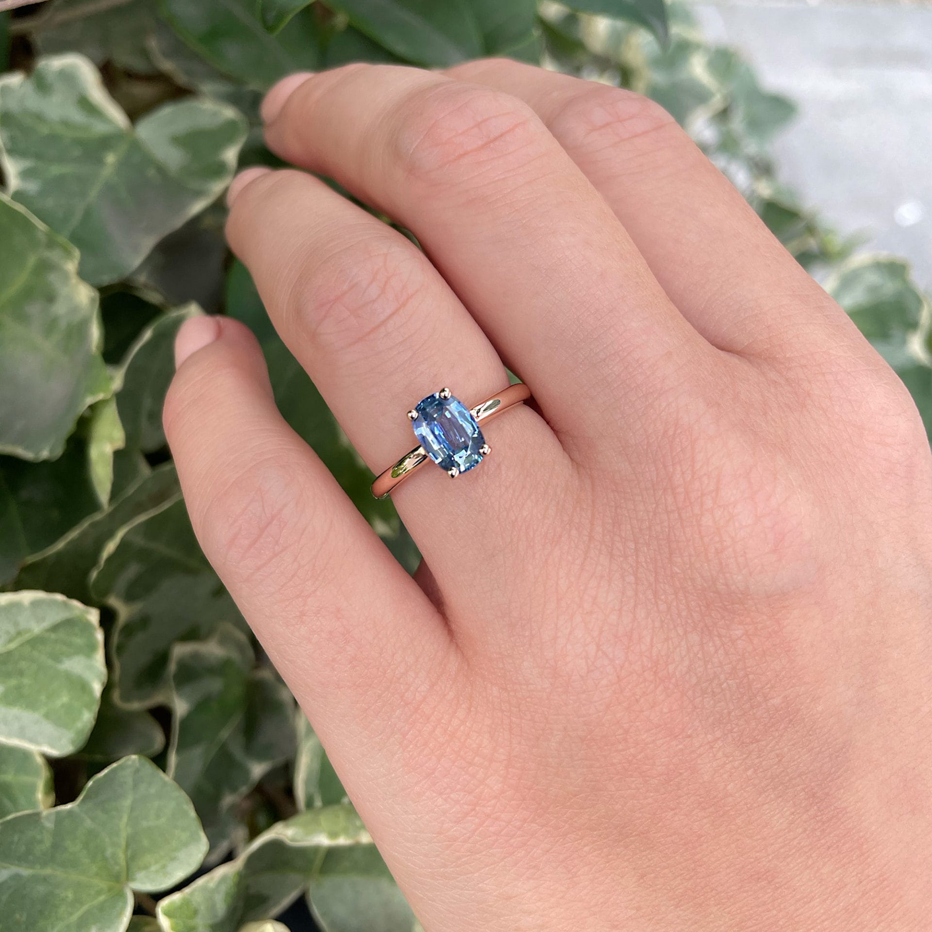 Bague Trinco - Saphir Cornflower 1.24 carats