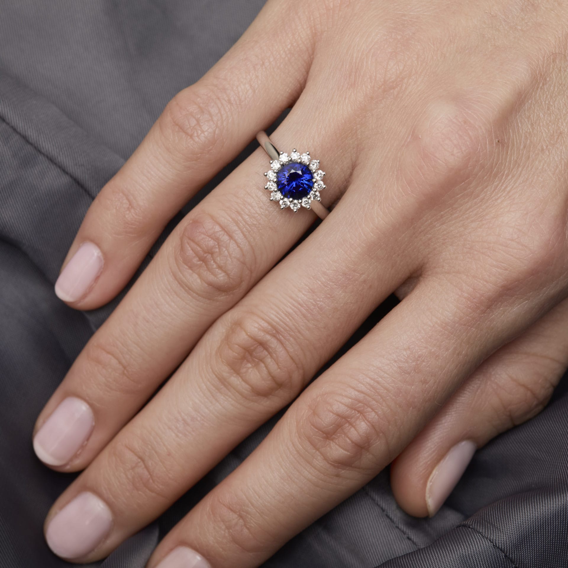 Bague Saphir Bleu