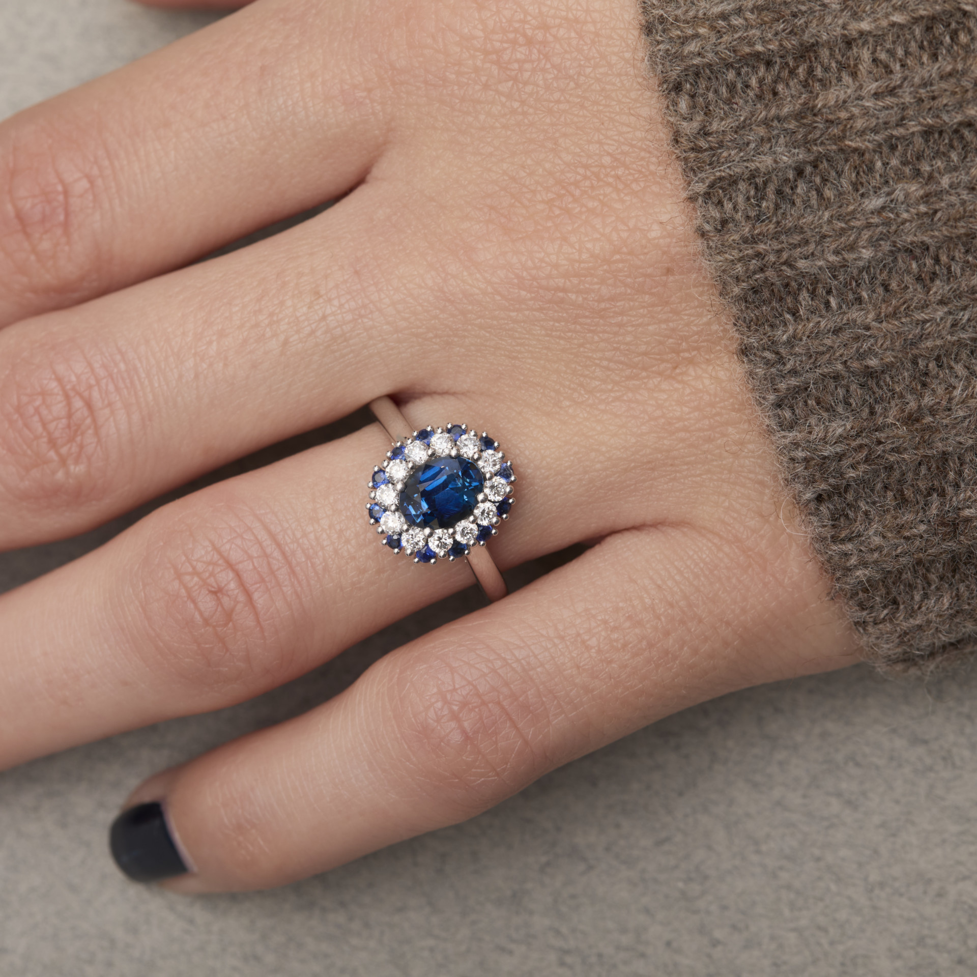 Bague Saphir Indigo