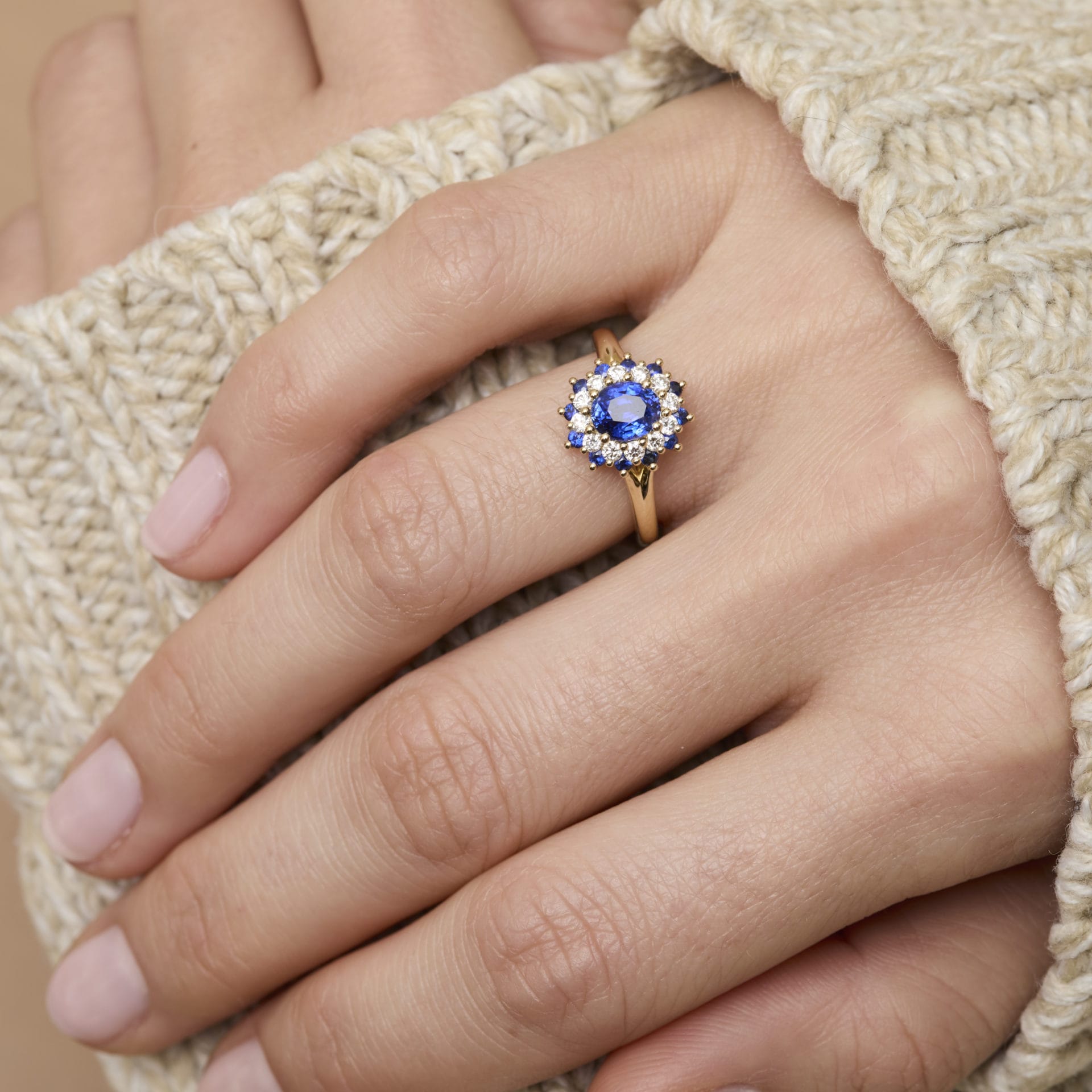 Bague Saphir Bleu