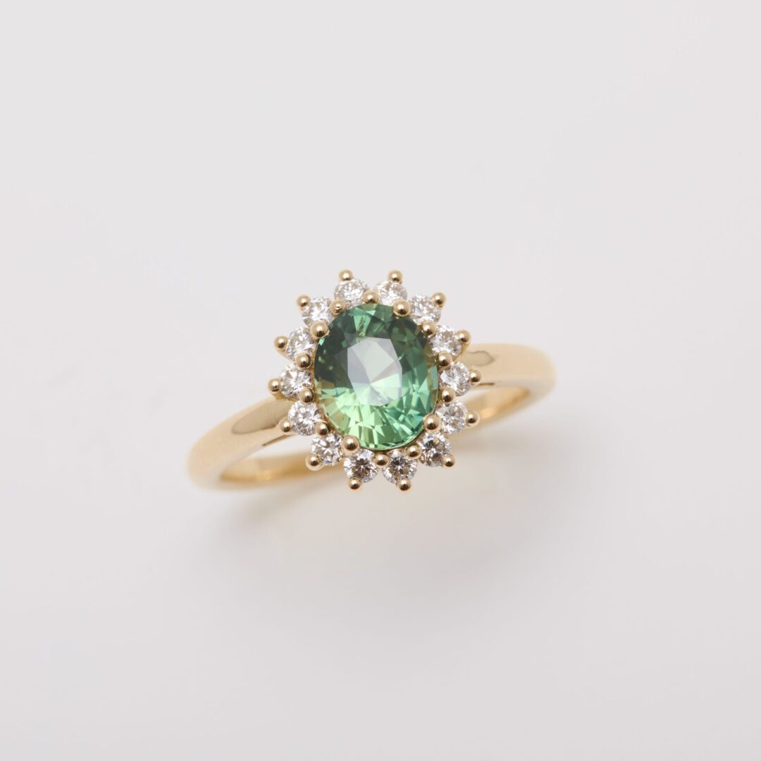 Bague Saphir Teal