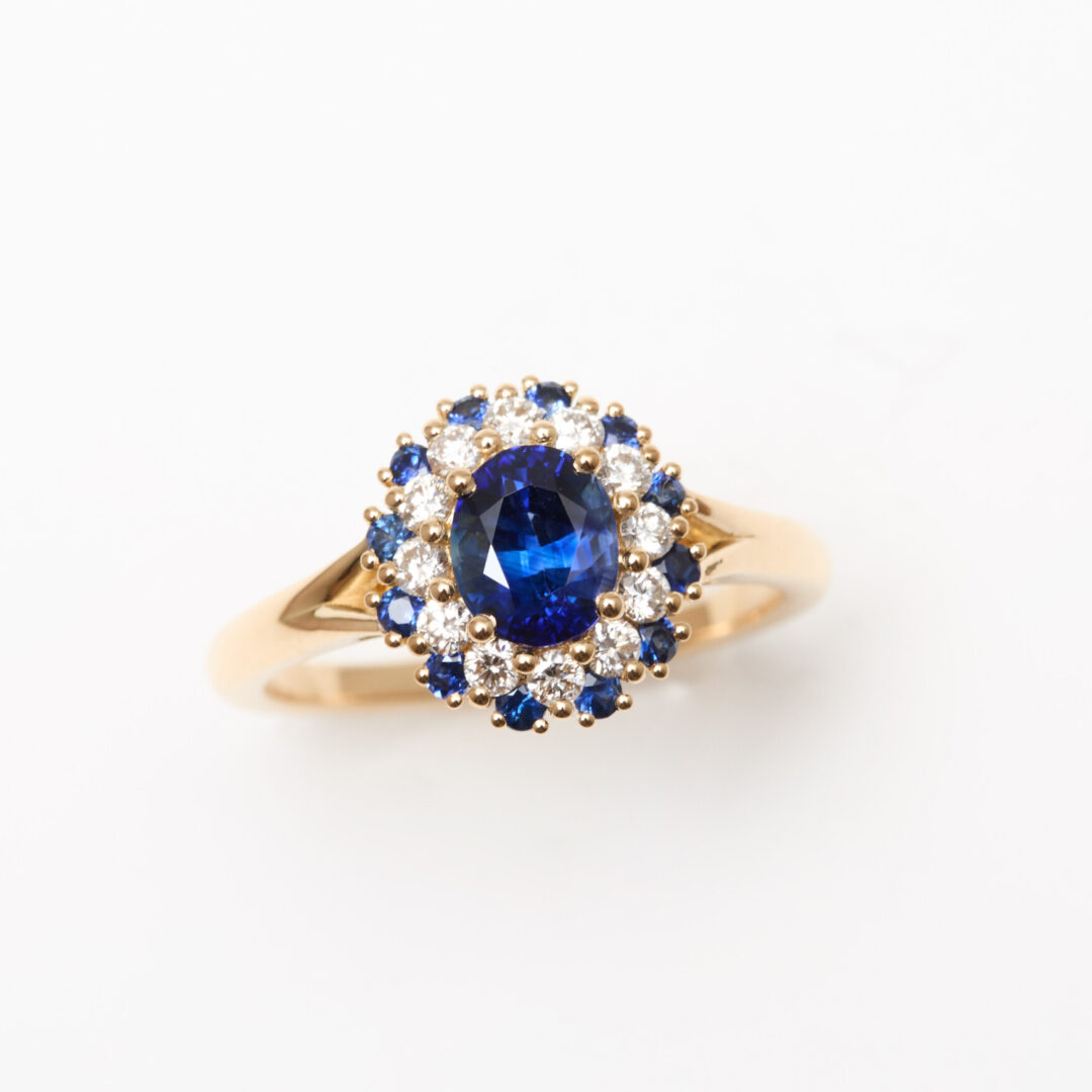 Bague saphir Bleu