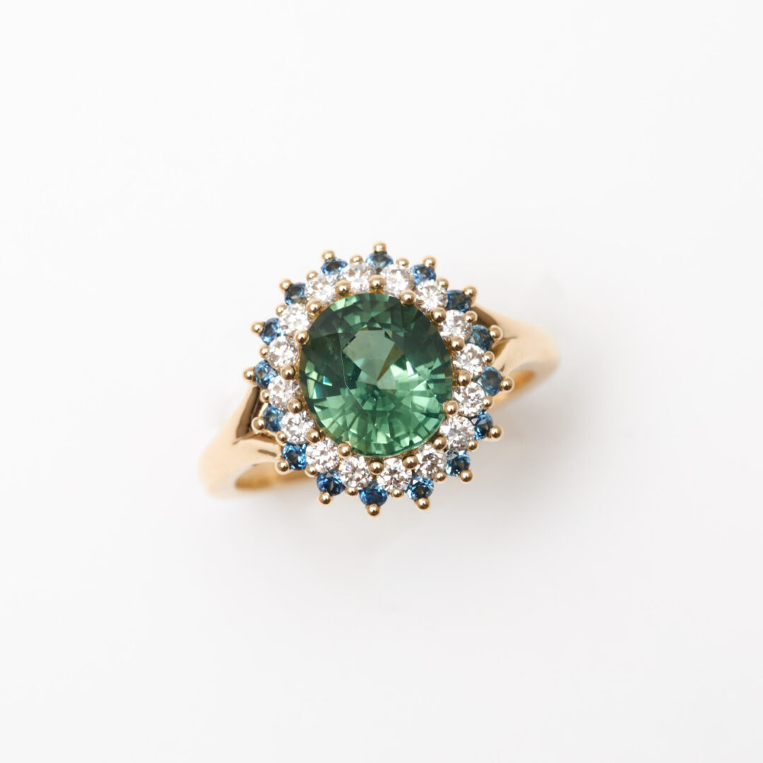 Bague Saphir Teal