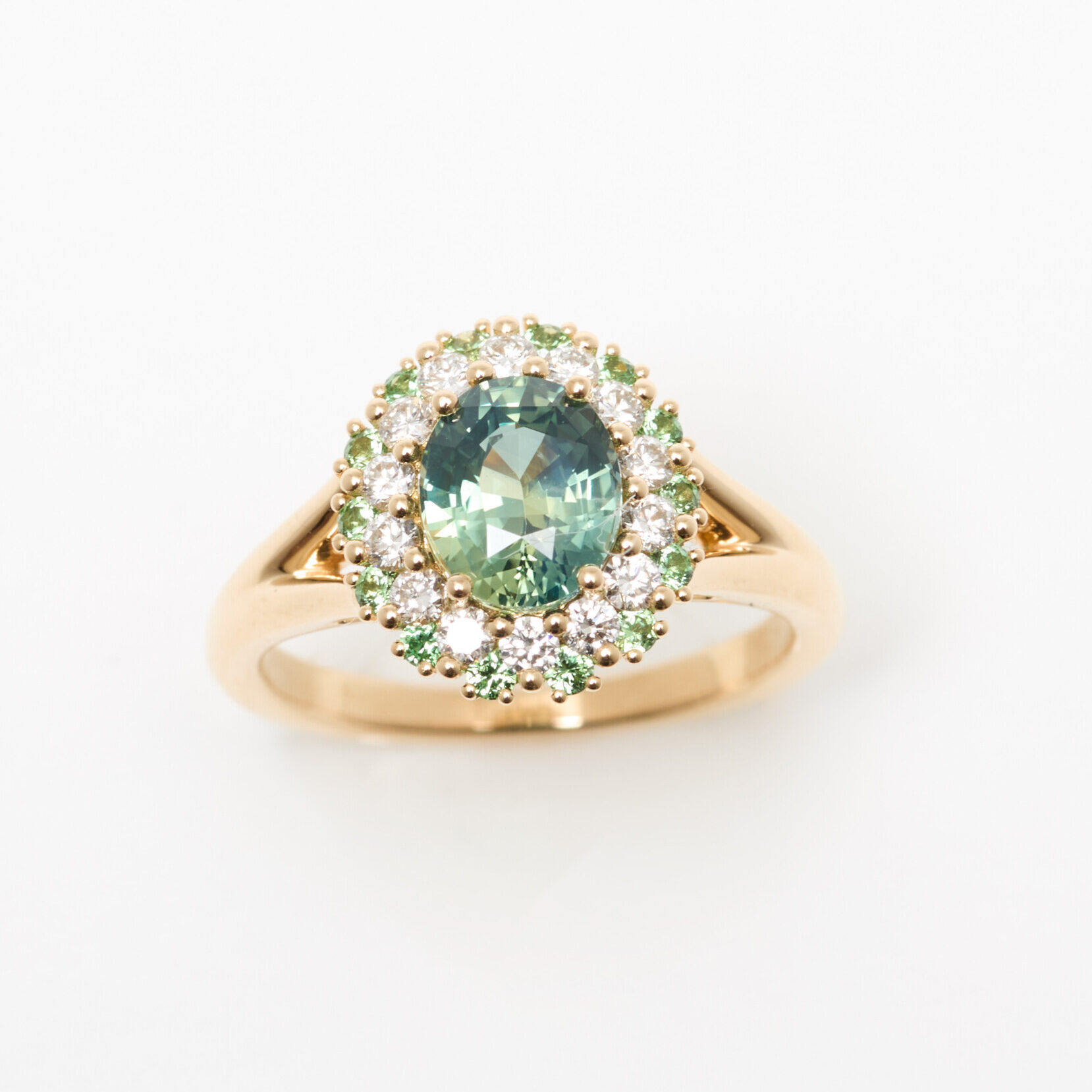 Bague Saphir Teal