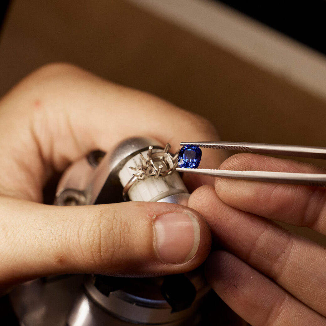 Bague Saphir Bleu