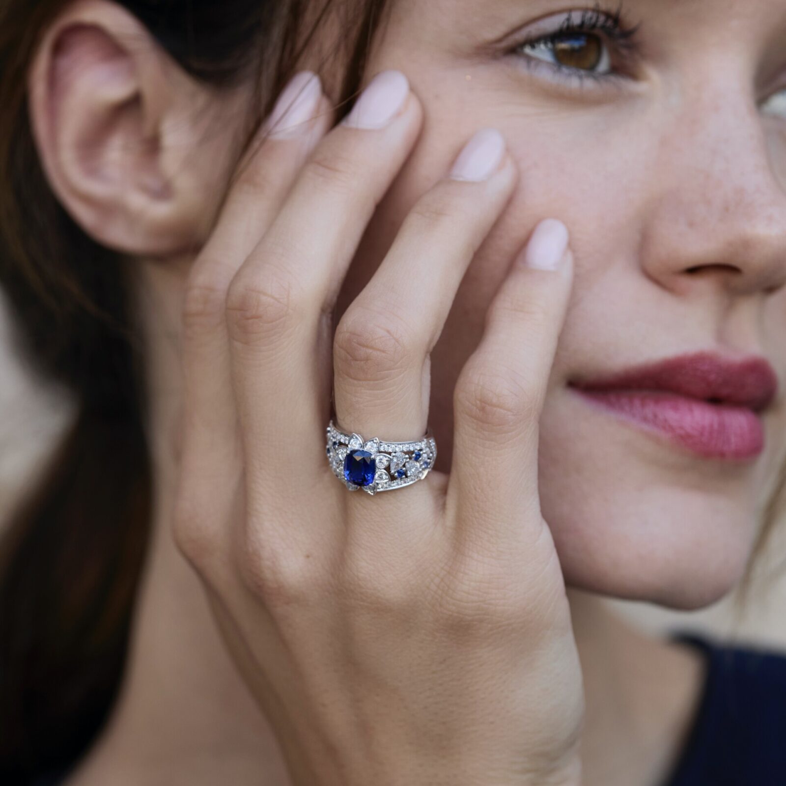 Bague Saphir Bleu