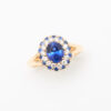 bague marguerite saphir