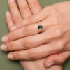 bague saphir teal