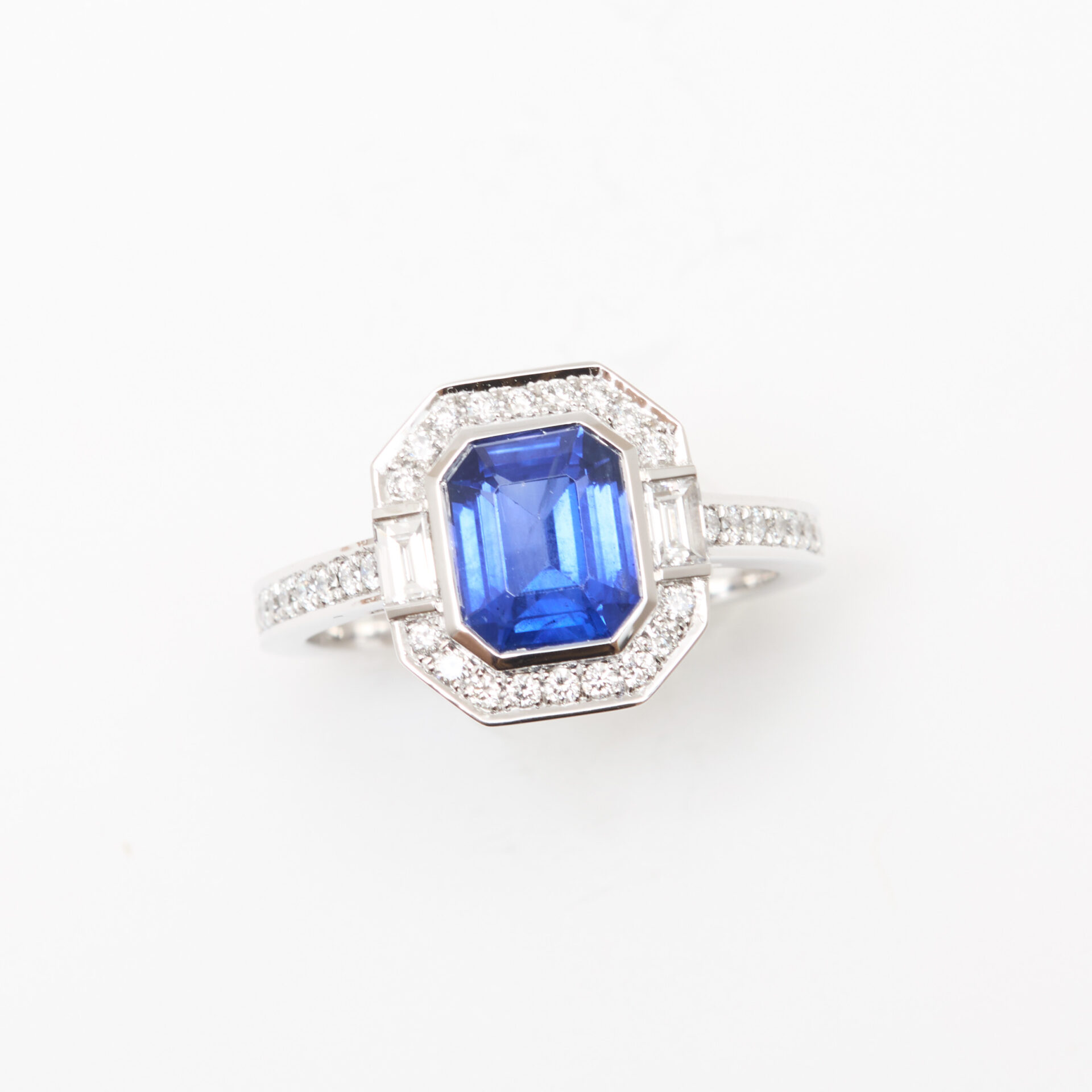 bague saphir art deco