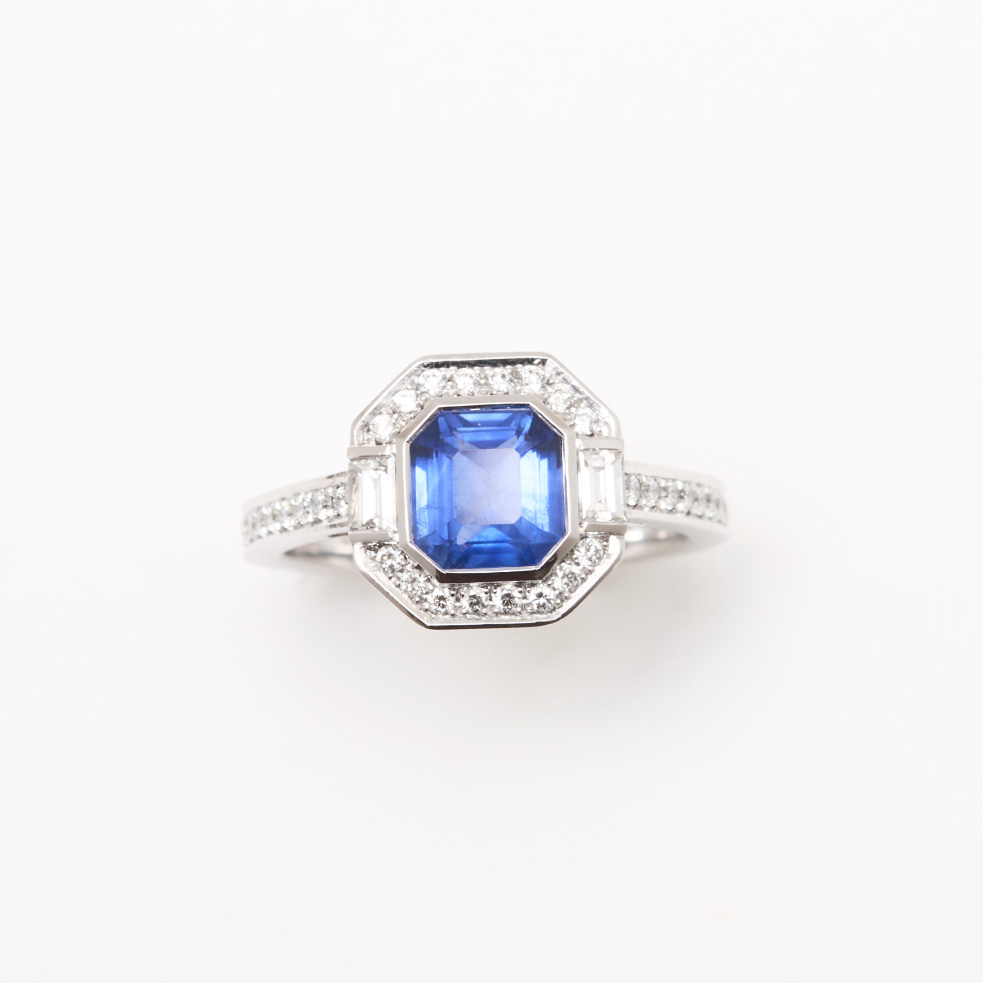 bague saphir art deco
