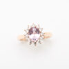 bague saphir rose