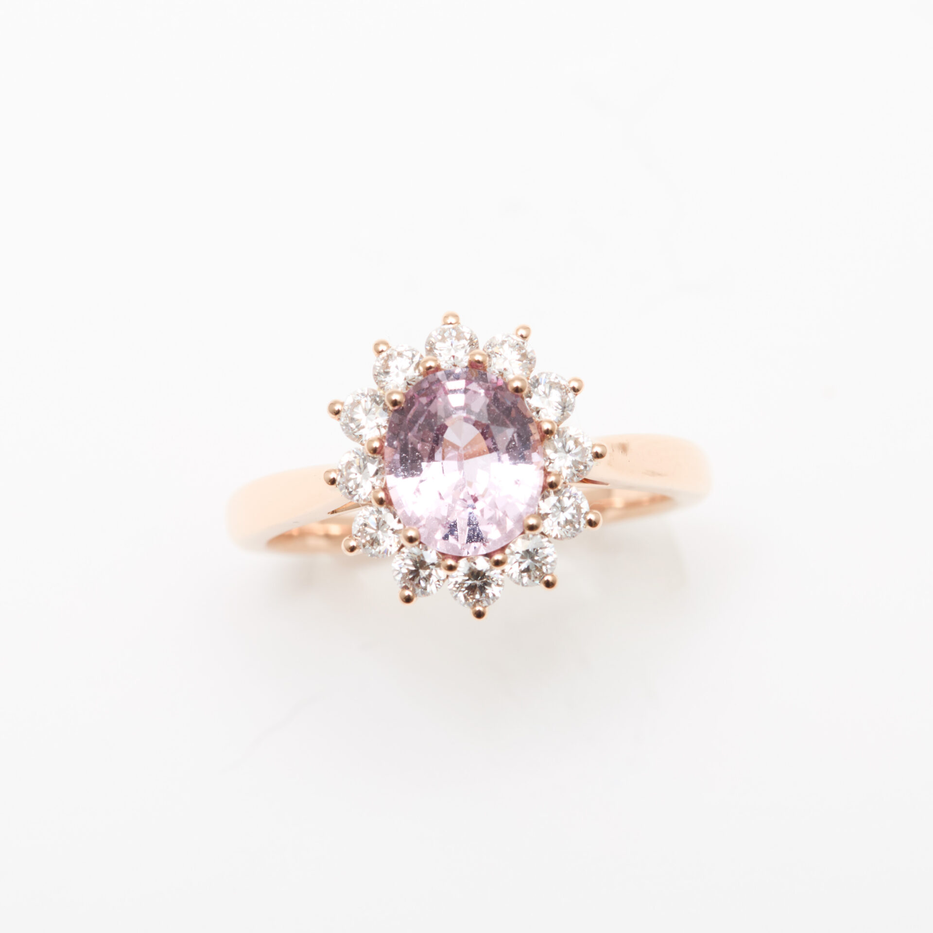 bague saphir rose