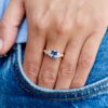 Bague Saphir Bleu