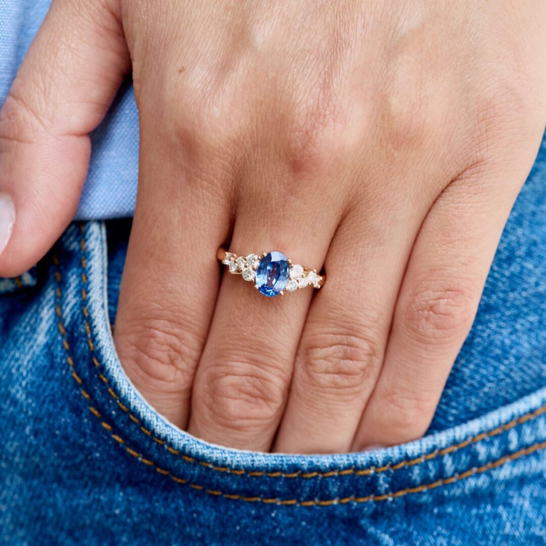 Bague Saphir Bleu
