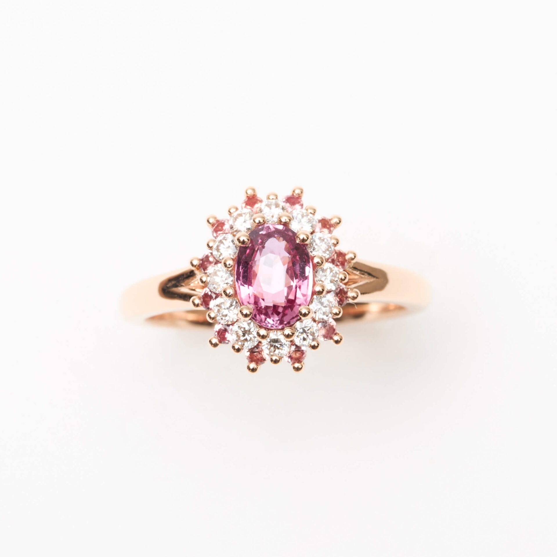 Bague Colombo Saphir Rose