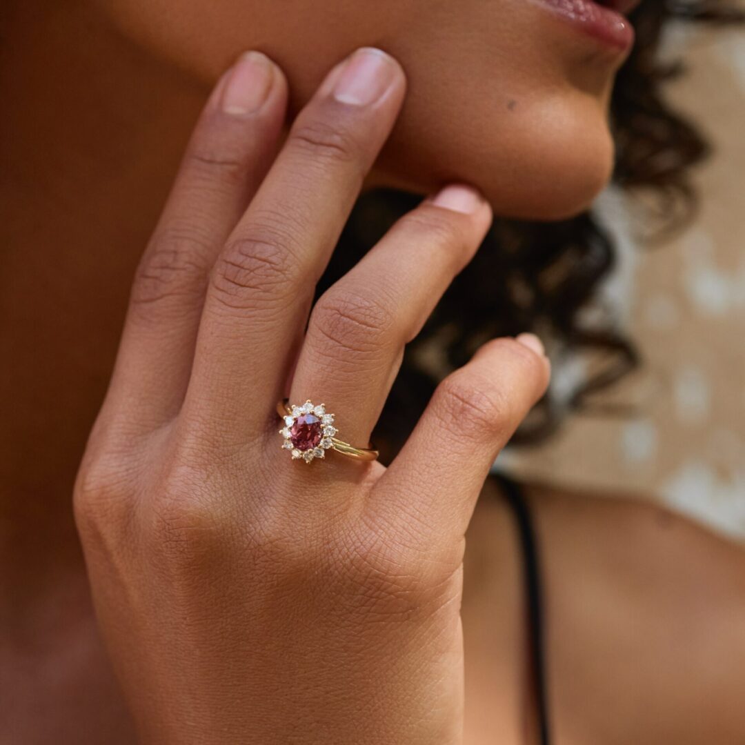 Bague Grenat Malaya