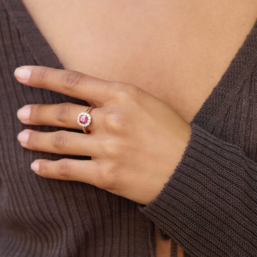 Bague Grenat Malaya