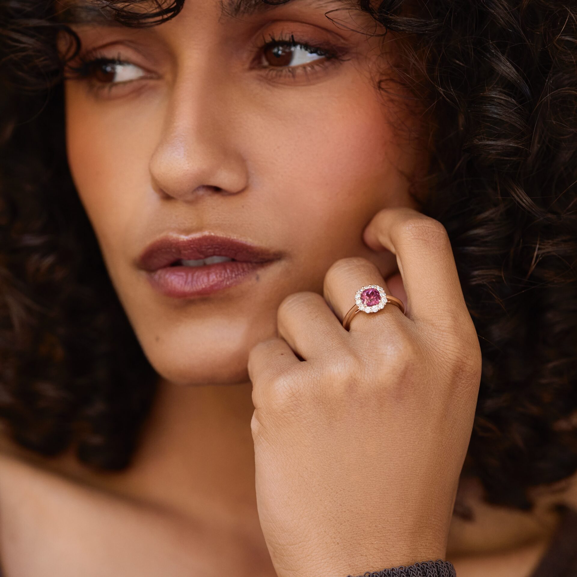 Bague Grenat Malaya