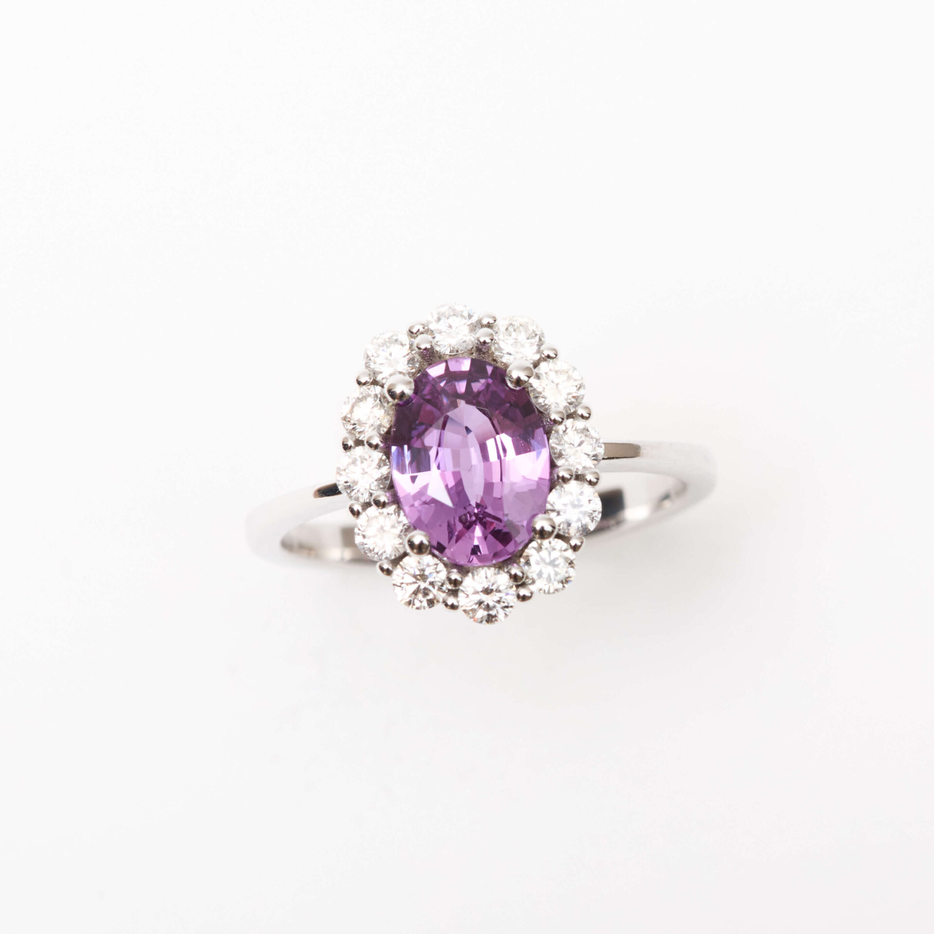 Bague Saphir rose