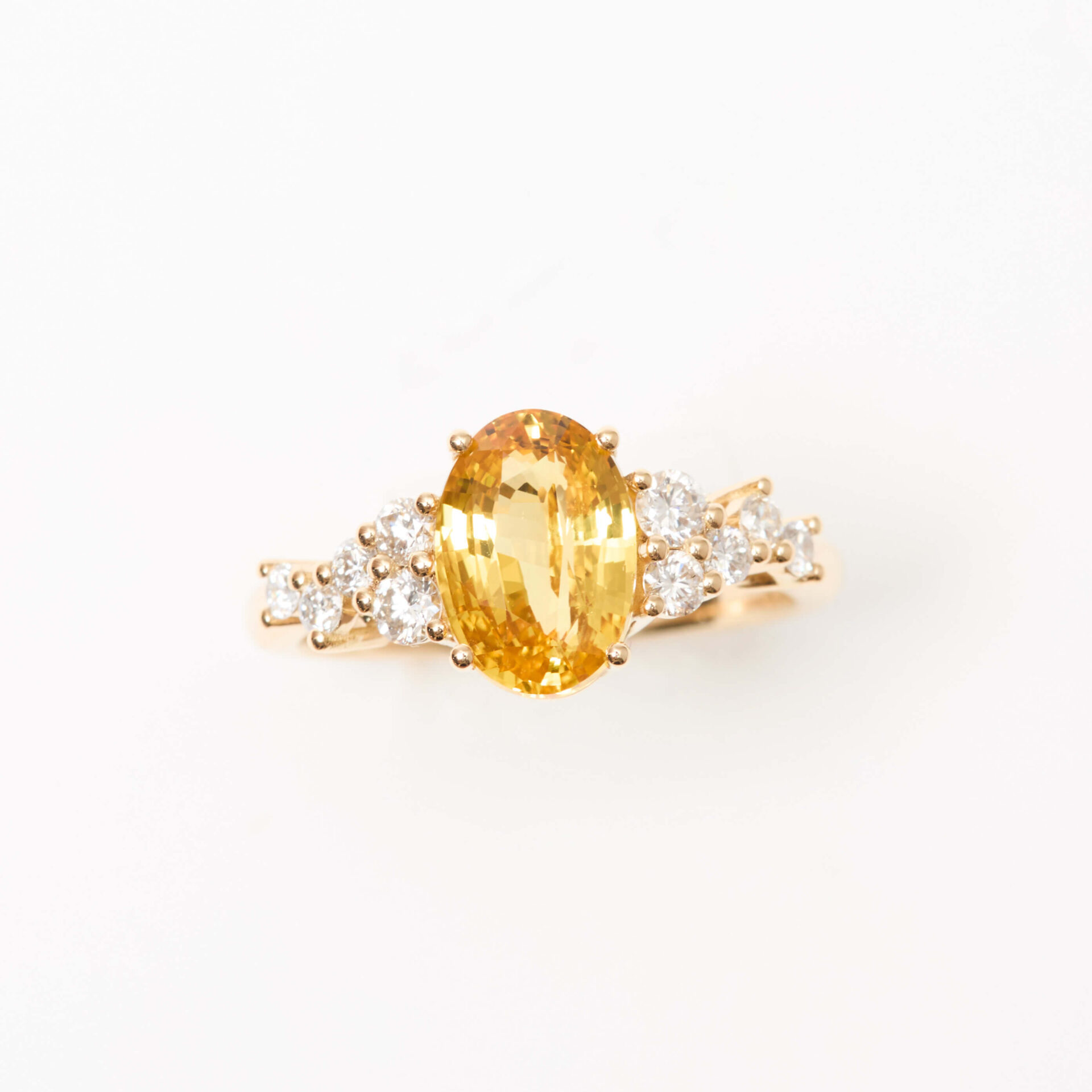 Bague Saphir Jaune