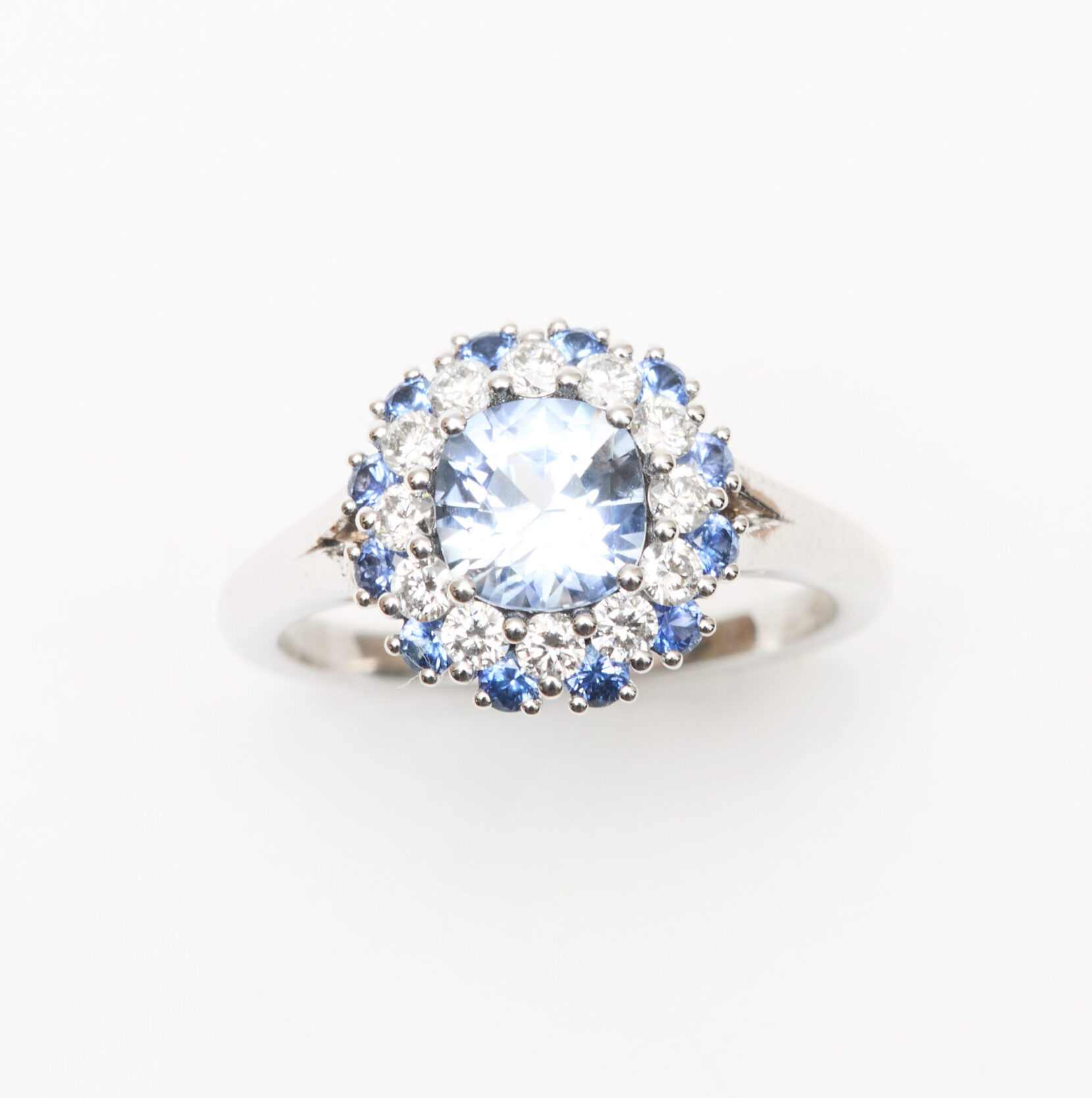 bague marguerite saphir