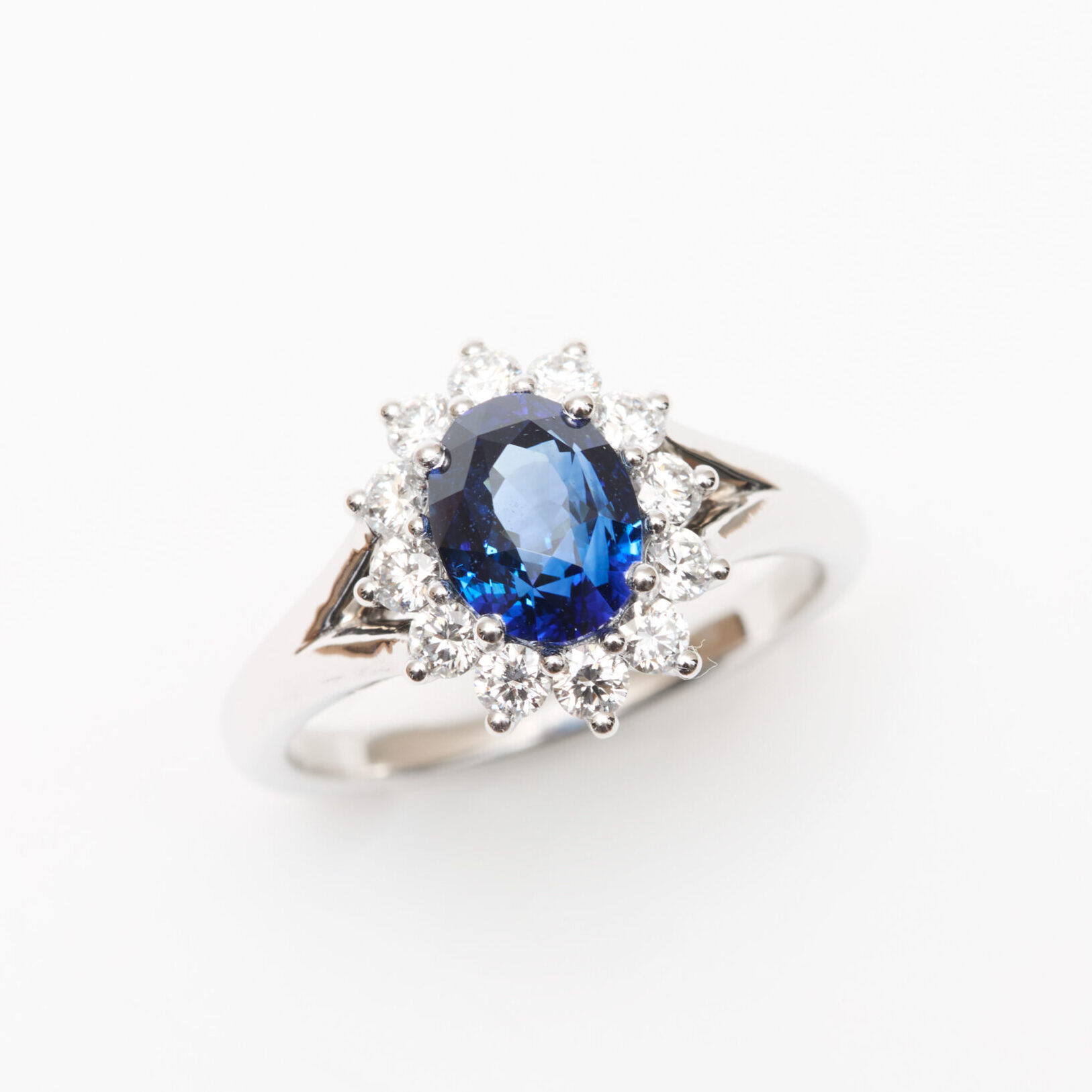 bague marguerite saphir