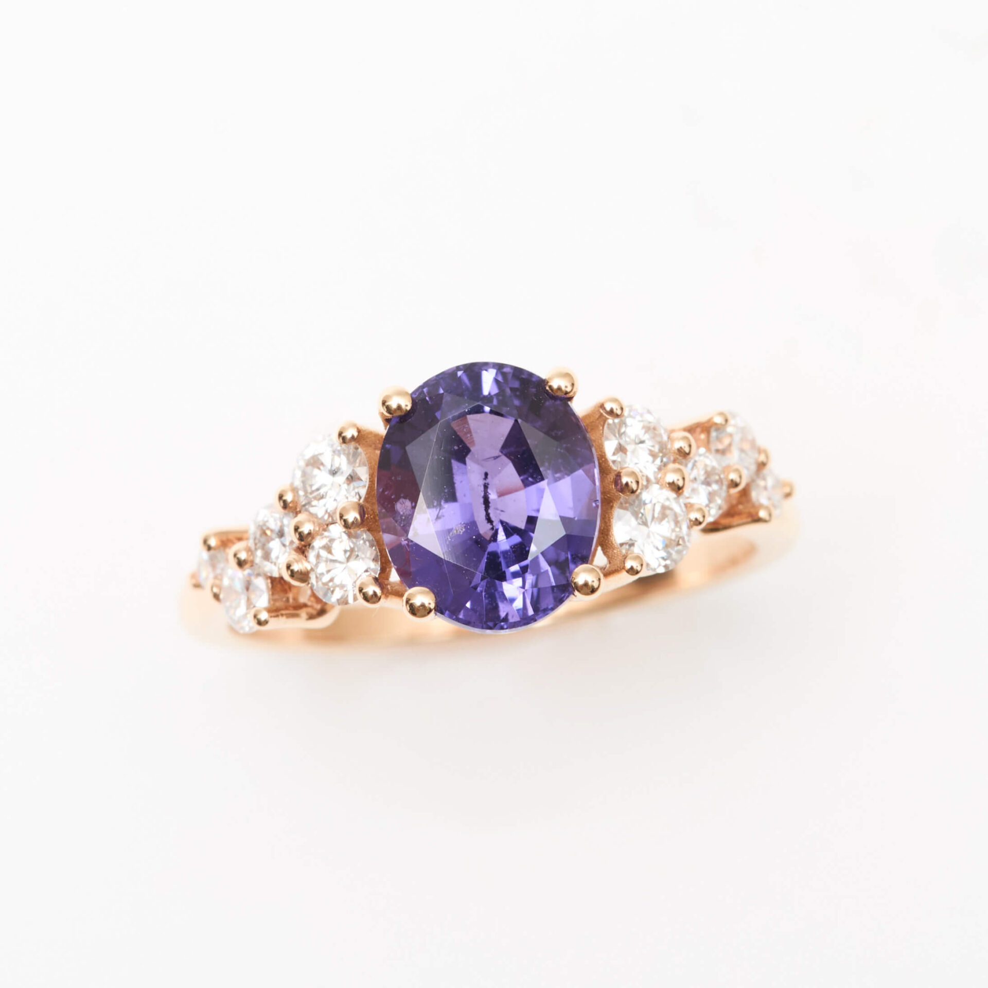 Bague Saphir violet