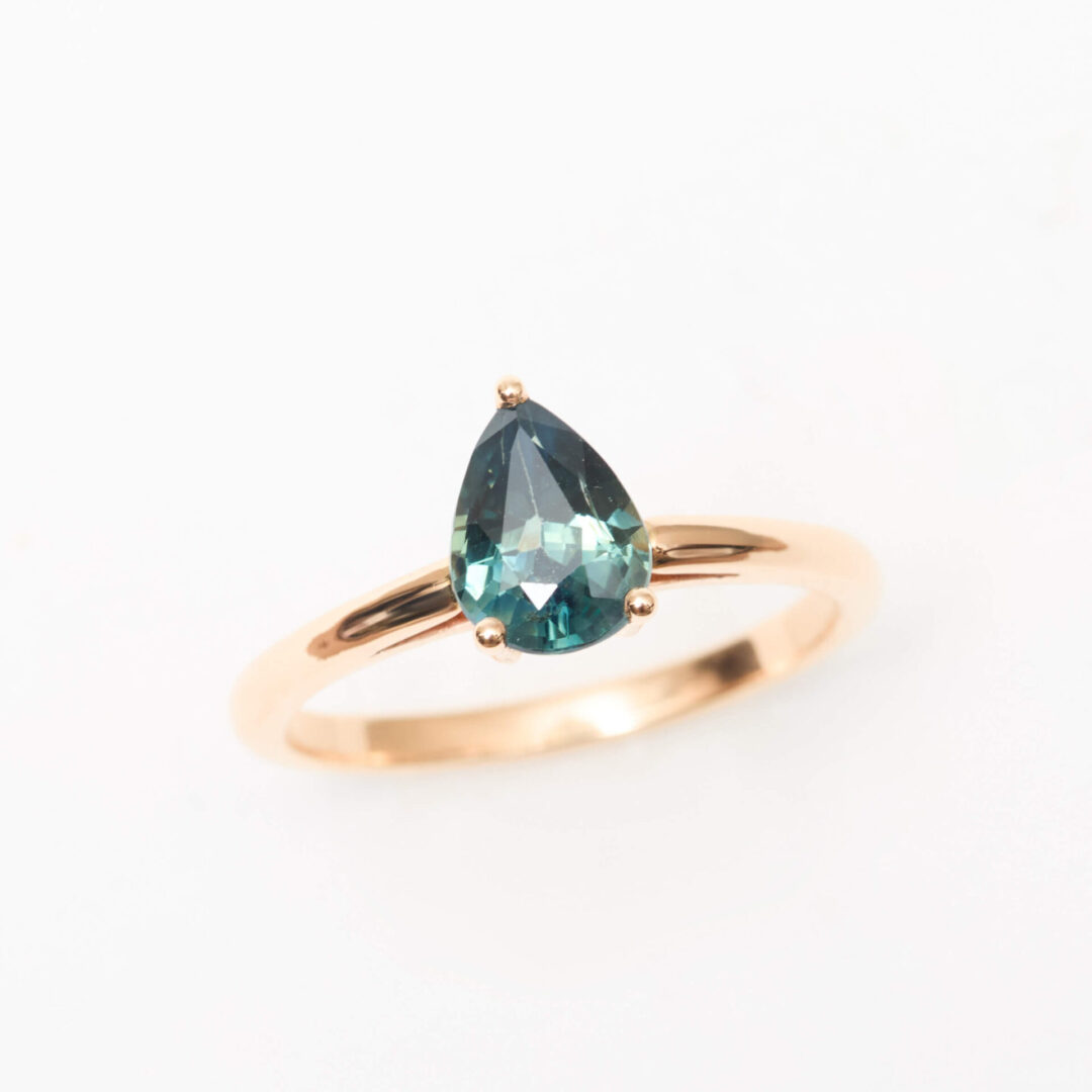 Bague Saphir Teal