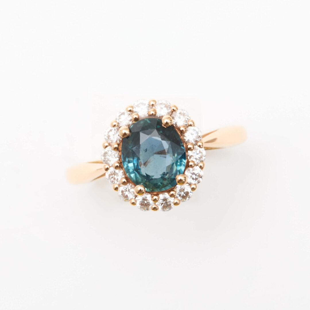 Bague Saphir Teal