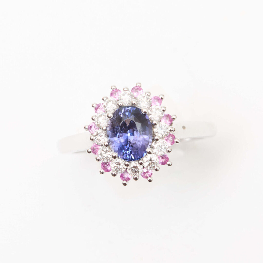 Bague Saphir violet
