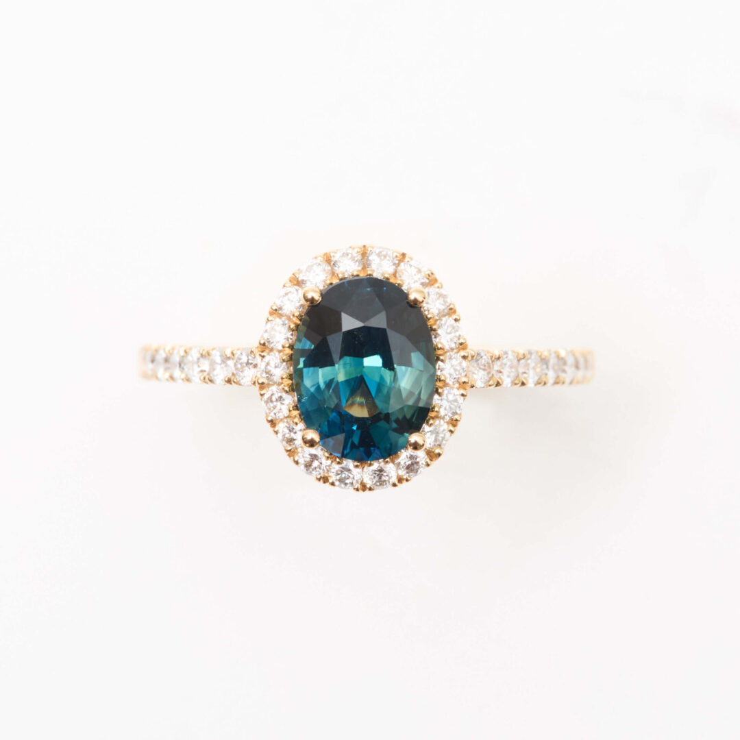 Bague Saphir Teal
