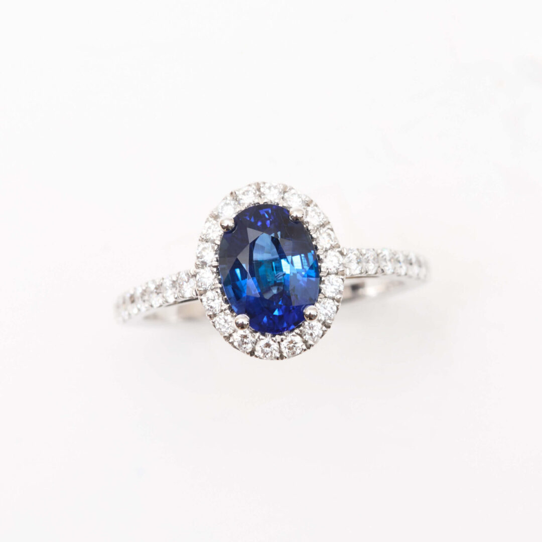 Bague Saphir Bleu
