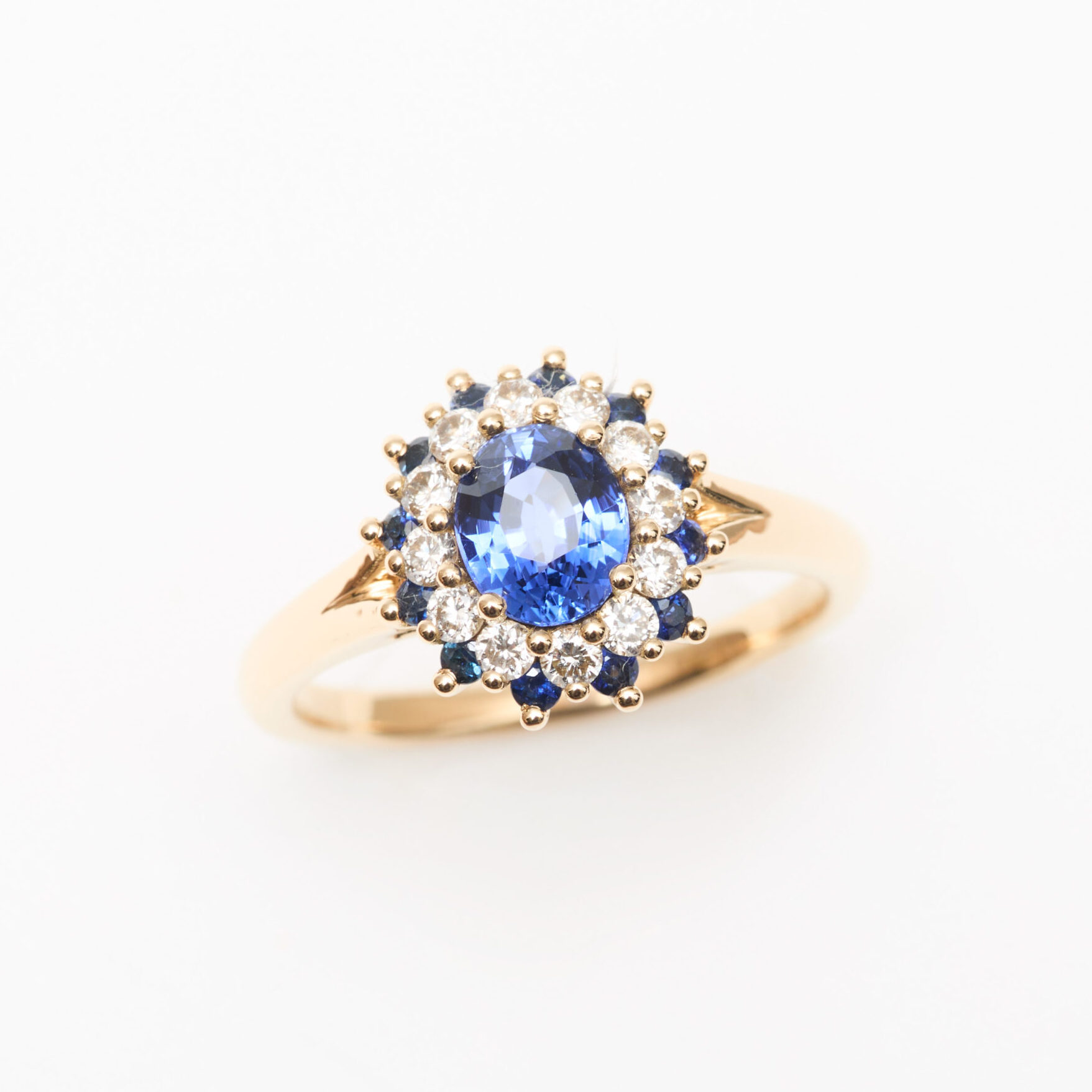 bague marguerite saphir